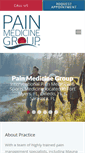 Mobile Screenshot of painmedicinegroup.com