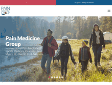 Tablet Screenshot of painmedicinegroup.com